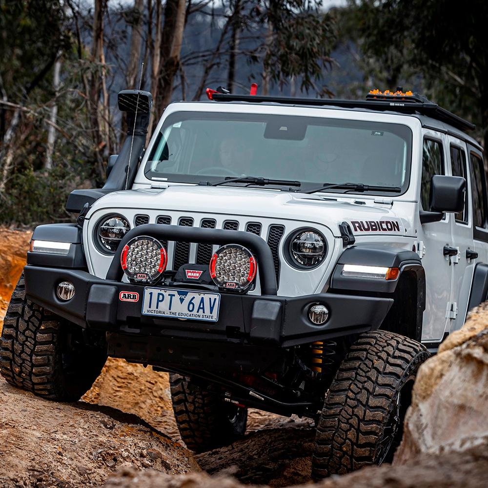 Alloy Flat Roof Rack 70” x 44” with Mesh Floor for Jeep Wrangler JL 2018-2019 ARB 4913020MKJL