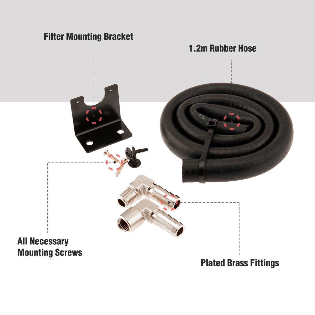 Compressor Air Filter Relocation Kit 1.2M Length ARB 171319