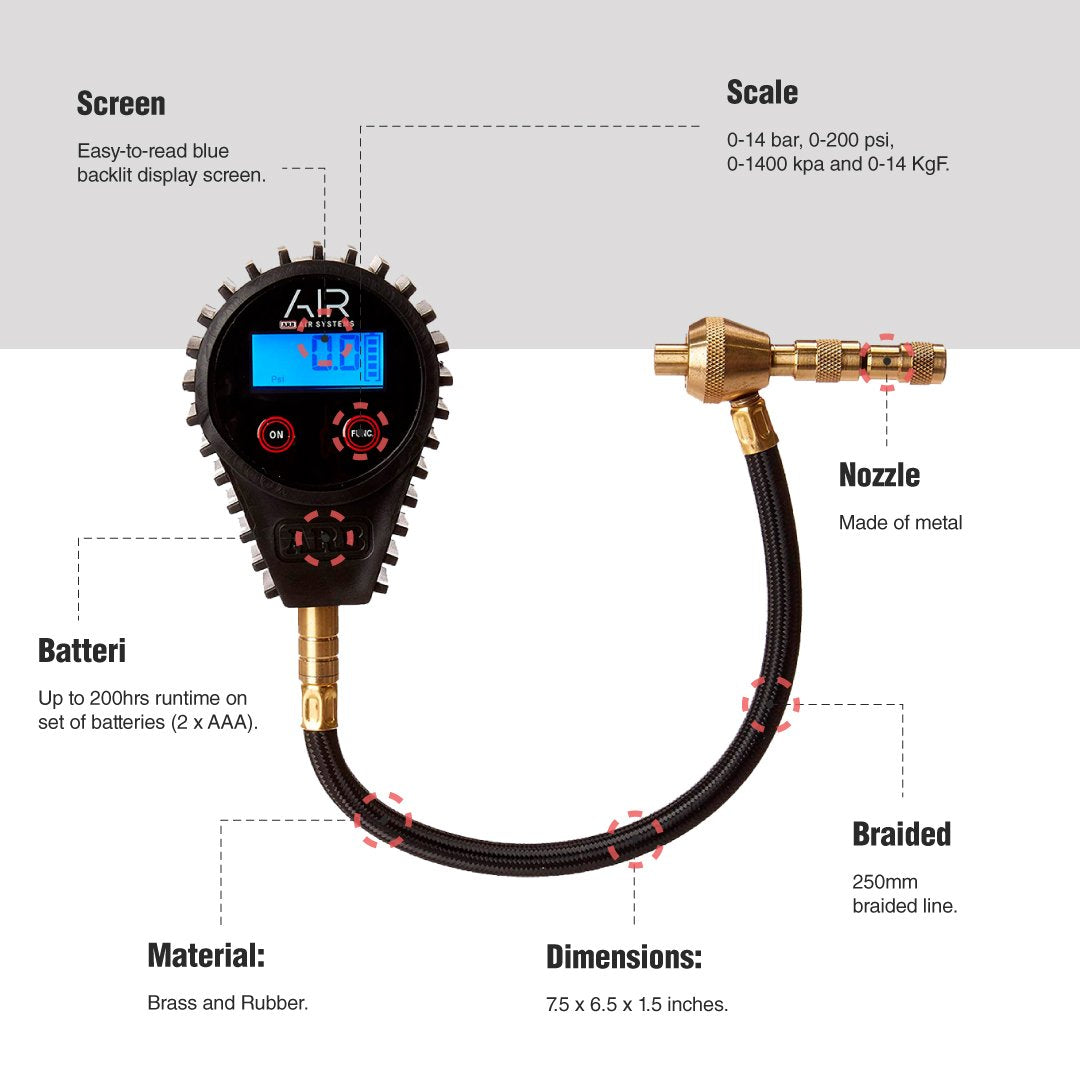 Deflator Digital Guage ARB 510L