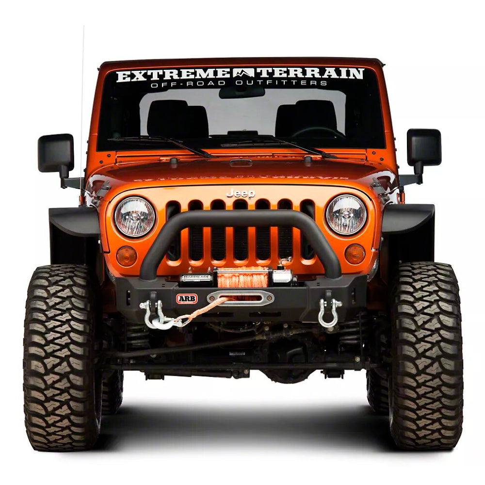 Front Stubby Winch Bumper For Jeep Wrangler JK 2007-2017 ARB 3450400